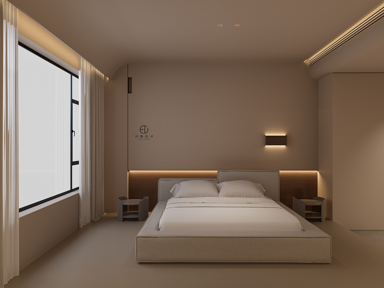 153㎡侘寂风|温和从容，岁月静好（图ZMzM4MjU1NTAw） - 家装设计 - 站酷设计师印集装饰设计原创素材 - 站酷ZCOOL