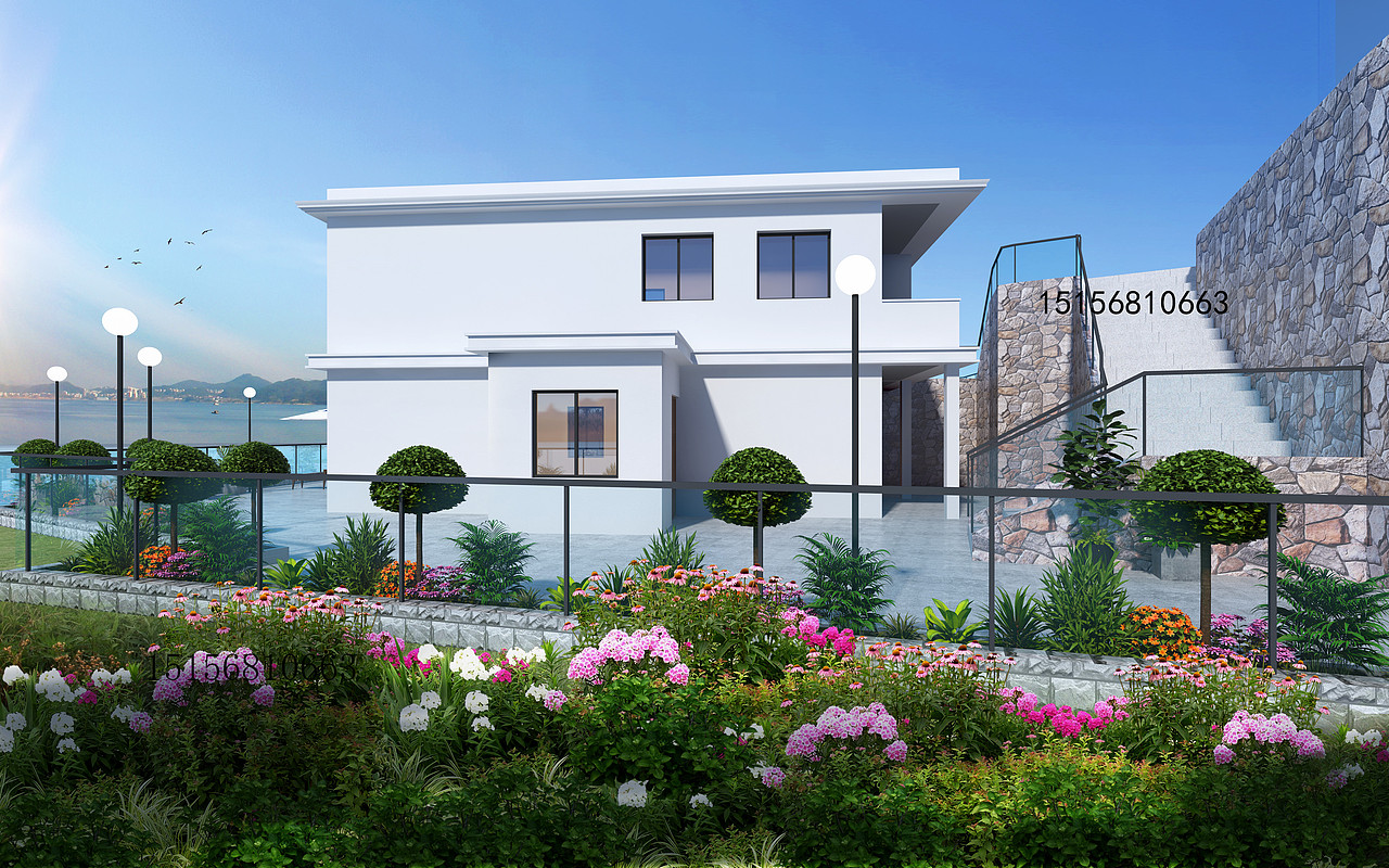 室外作品-室外建筑-室外民宿外立面别墅外立面设计