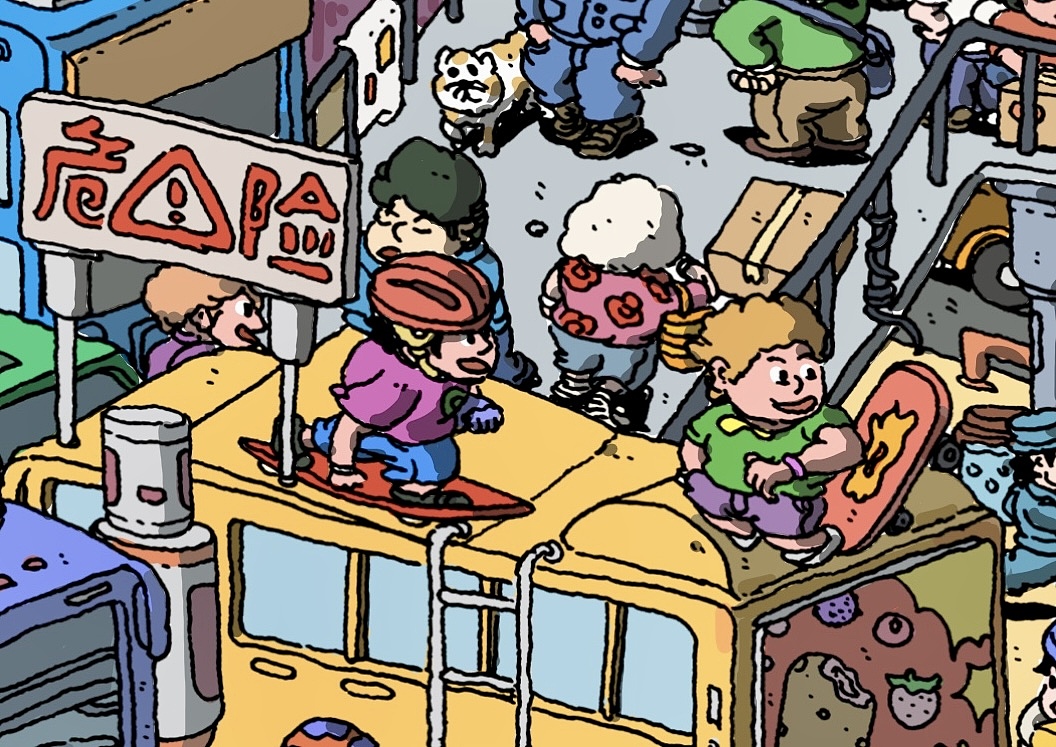 原创插画｜改装车城