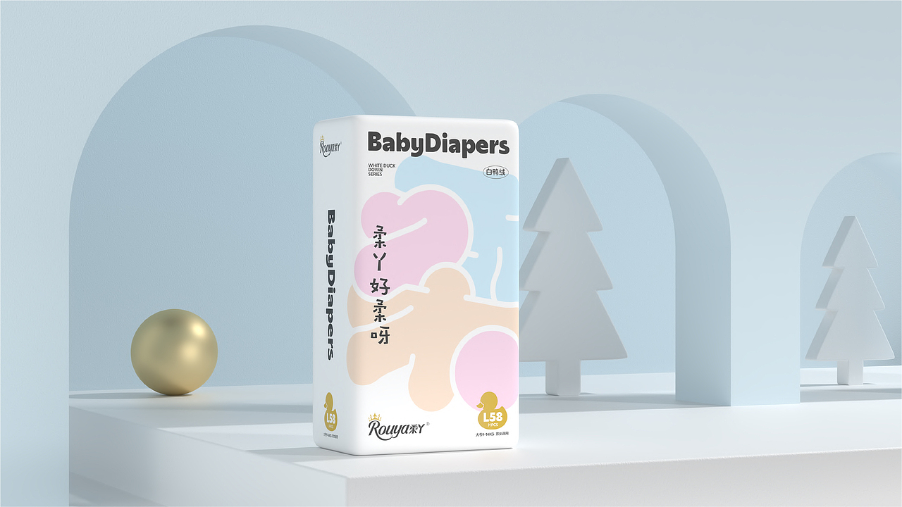 柔丫纸尿裤（图ZMzQyOTg4MDA4） - 包装 - 站酷设计师RFstudio原创素材 - 站酷ZCOOL