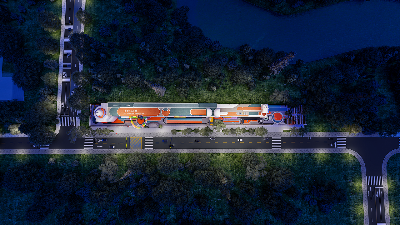 金阳光幼儿园（图ZMzY4MjgwOTcy） - 建筑设计 - 站酷设计师幼儿园建筑设计原创素材 - 站酷ZCOOL