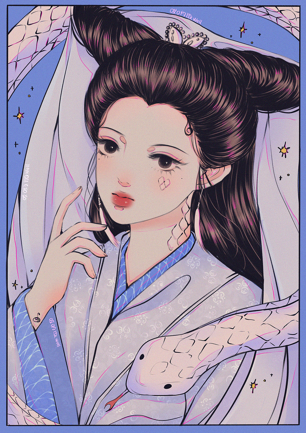 迷人的小妖精插画合集（图ZMzAyNTU3MjMy） - 创作习作 - 站酷设计师哎哟微well原创素材 - 站酷ZCOOL