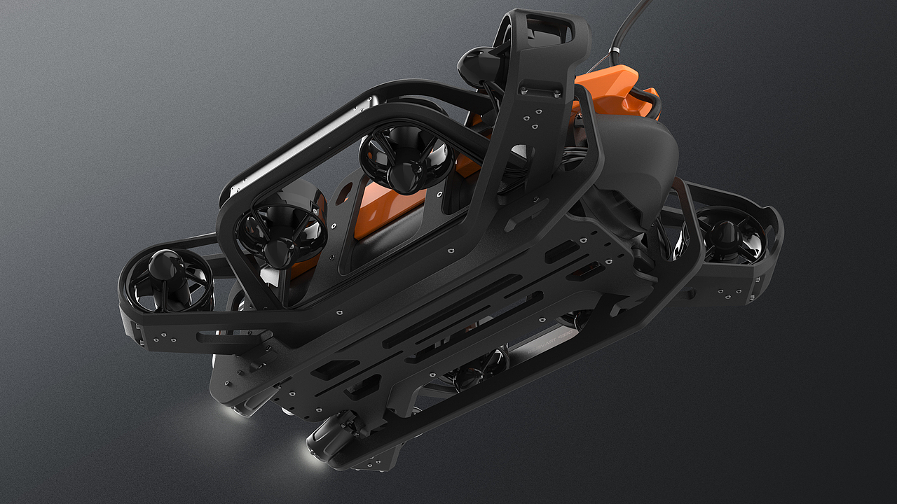 海星带缆水下机器人