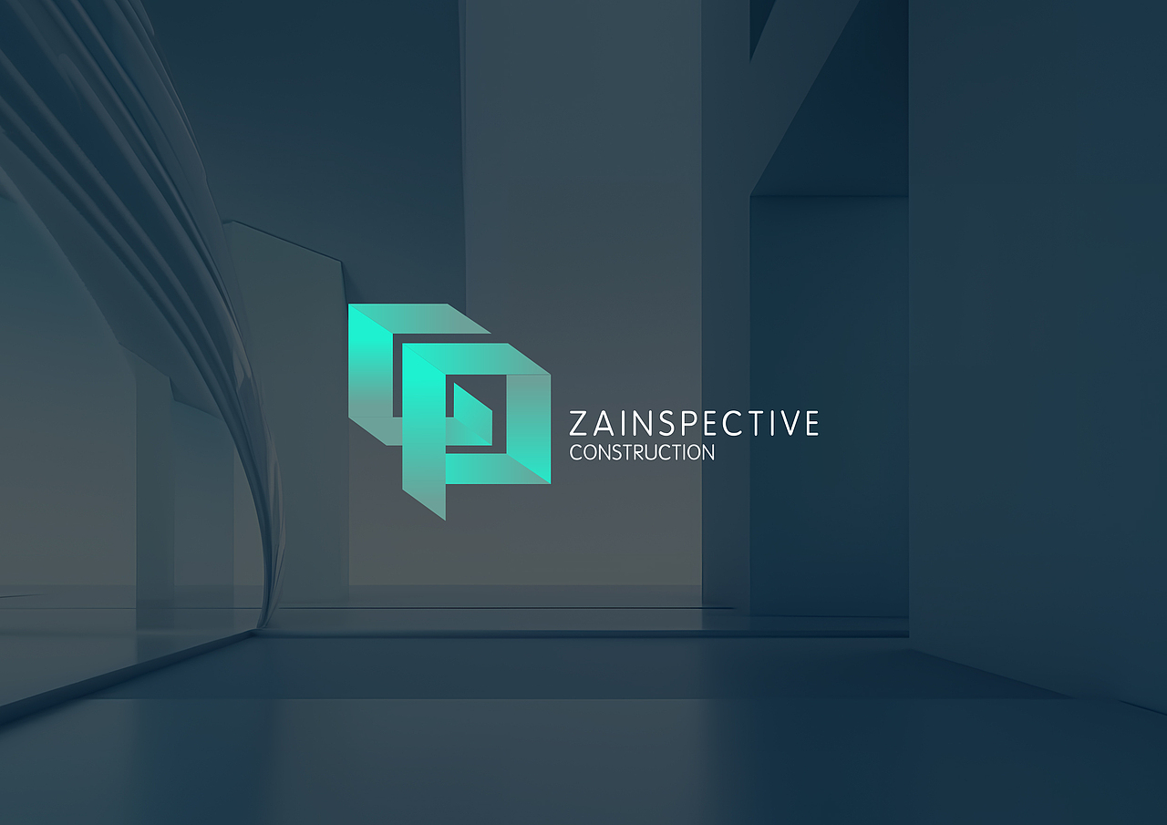 原创立体logo - Zainspective 建筑公司案例分享