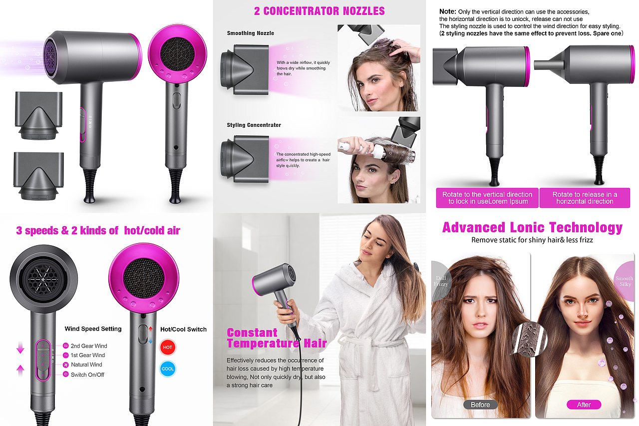 亚马逊设计-吹风机（图ZMzA0MDQ3MDQw） - 产品 - 站酷设计师米帖米帖原创素材 - 站酷ZCOOL