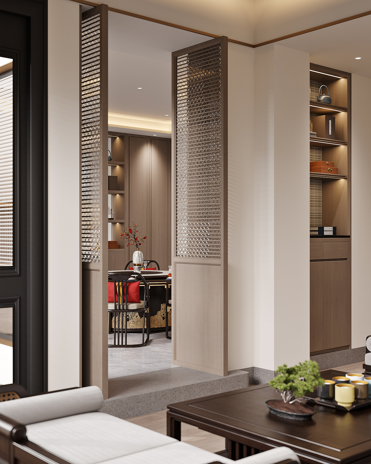 新中式别墅特写（图ZMzIxMzAwNzY0） - 家装设计 - 站酷设计师造梦师Jacky原创素材 - 站酷ZCOOL