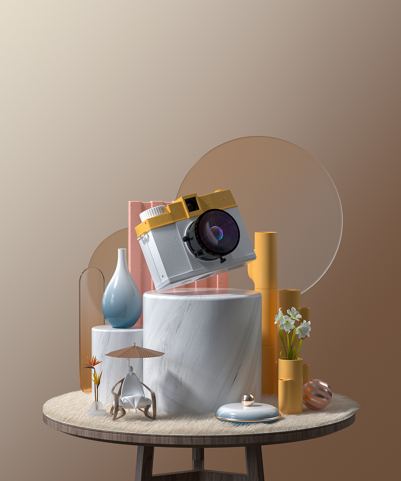 相机 3C产品渲染拓展练习02