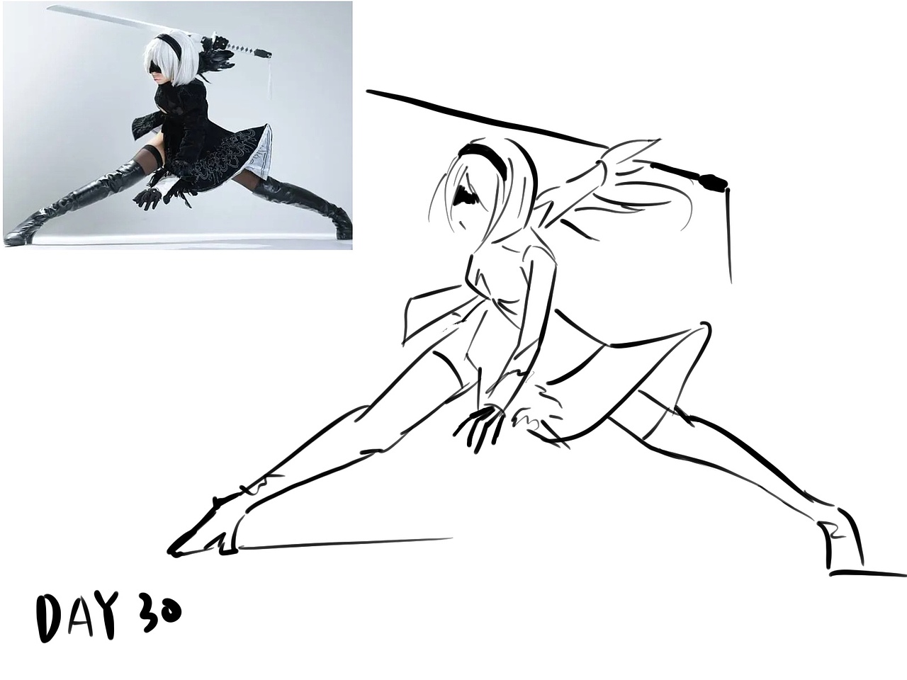 人物速写陪练团打卡挑战30天总结（图ZMzM4ODYwMDAw） - 创作习作 - 站酷设计师petiteFANG原创素材 - 站酷ZCOOL