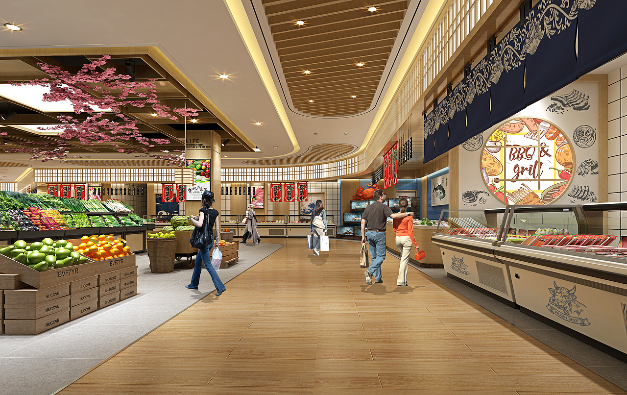 冠百精品超市设计