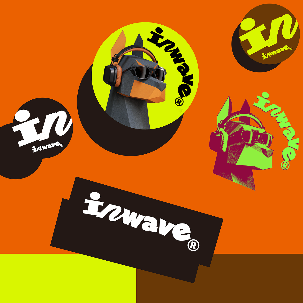 inwave音浪 x 甲古文创意｜都市生活美学IP品牌设计（图ZMzIzMTM2NjMy） - IP形象 - 站酷设计师甲古文設計原创素材 - 站酷ZCOOL