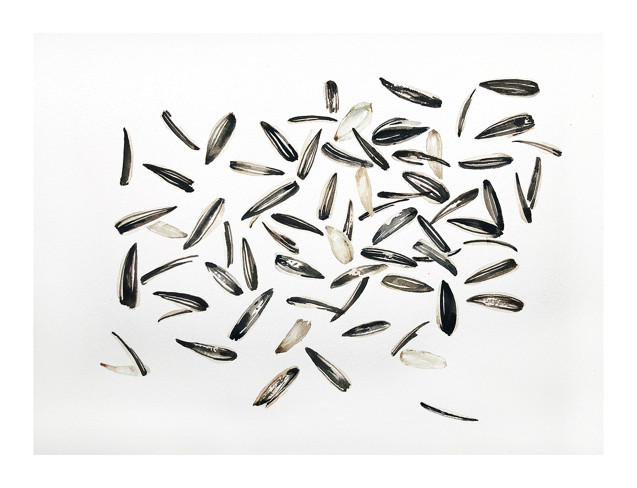 部分水彩作品选