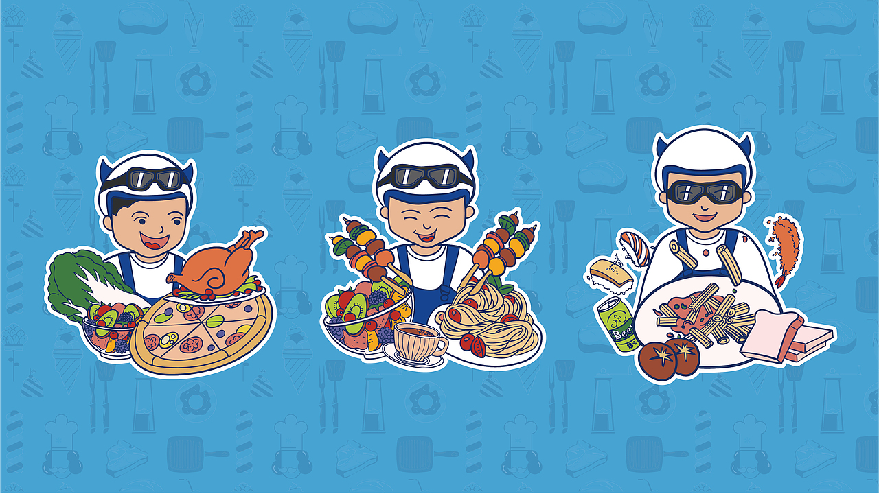 牛排自助西餐厅VI设计-小城星厨