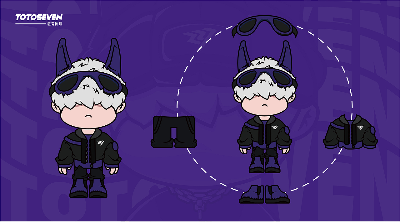 街舞公仔XIAOQI-IP形象设计