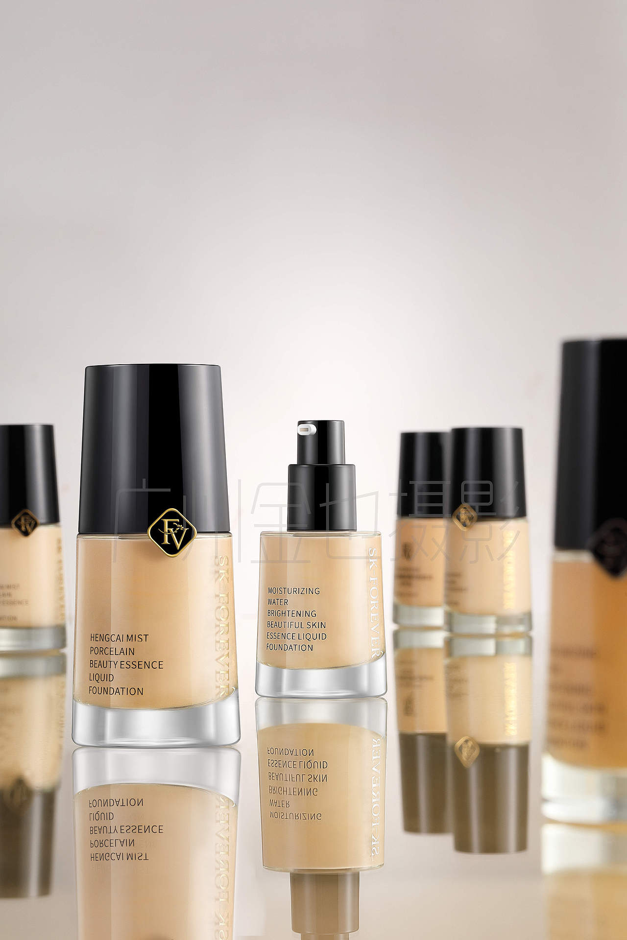 广州金也摄影|美妆美容护肤面霜|粉底液洗面奶产品拍摄