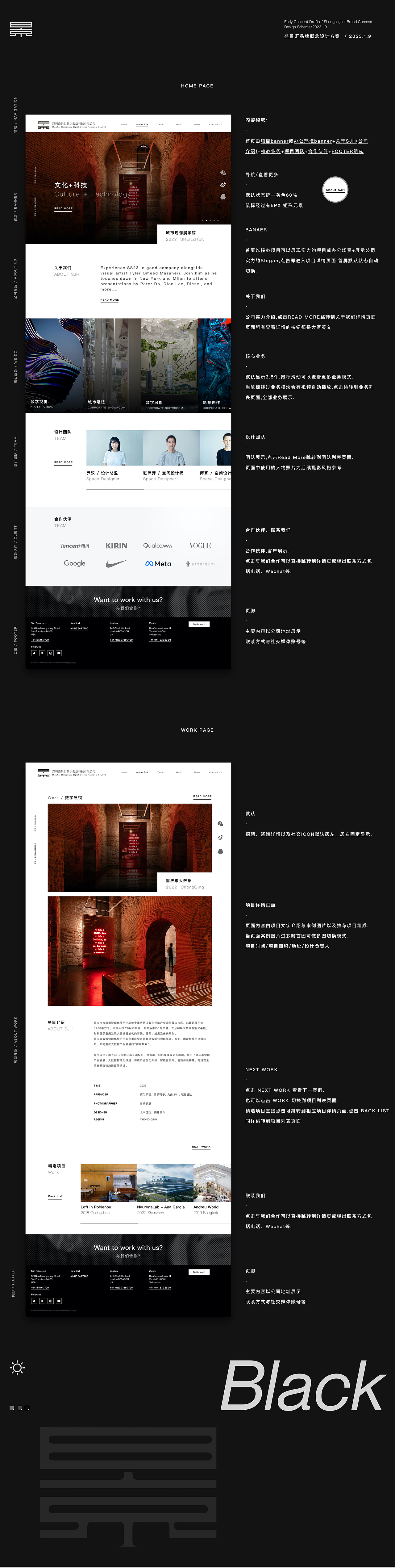 网页设计 ▎企业官网品牌概念设计方案 2023（图ZMzQwNzA4MjMy） - 其他网页 - 站酷设计师面瘫的旺仔原创素材 - 站酷ZCOOL
