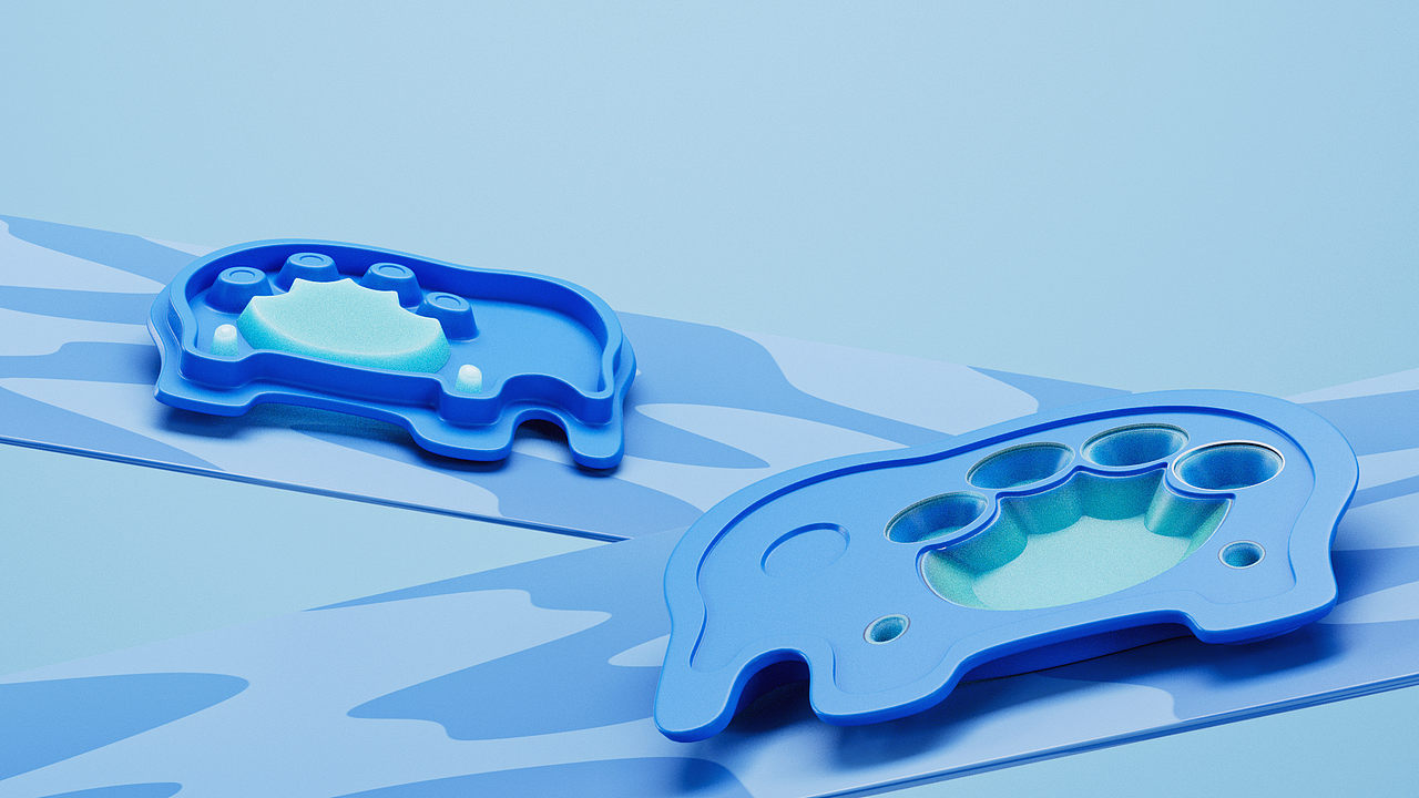 儿童餐具系列产品设计