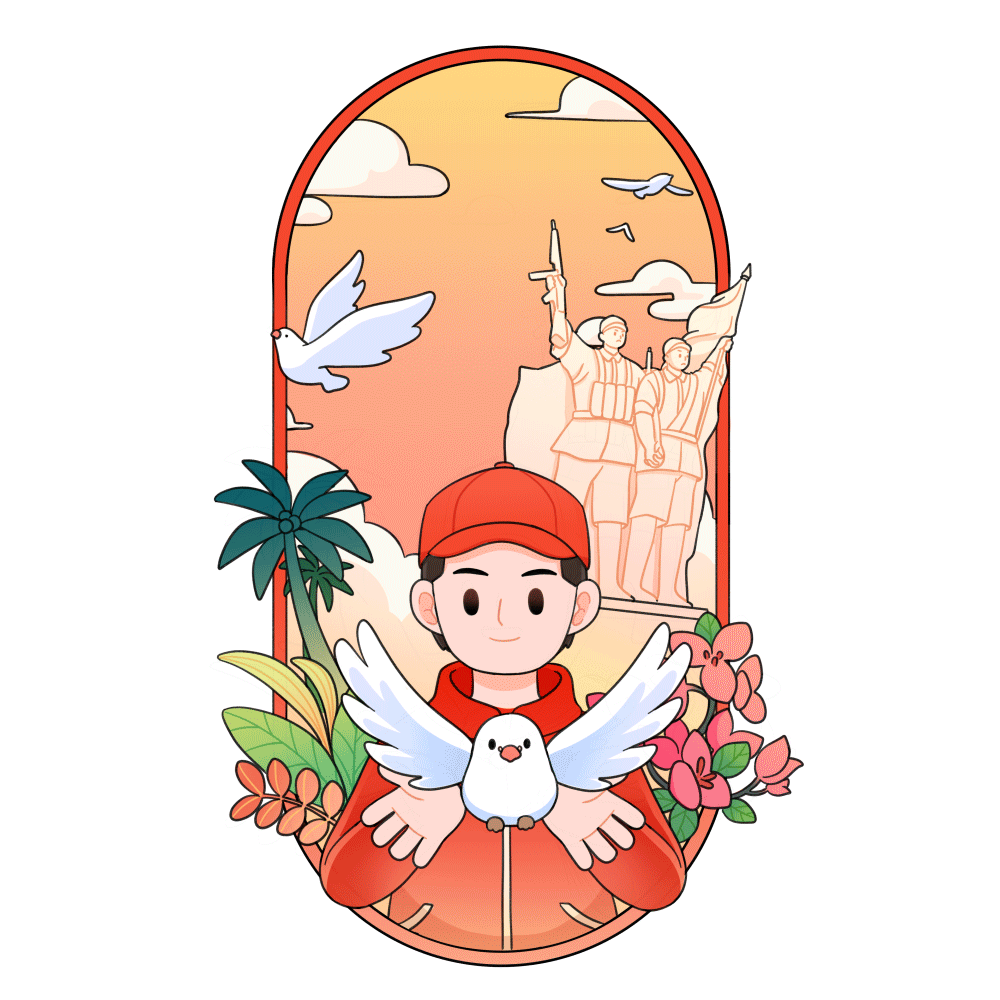 商业动态插画设计丨筑梦大道六个梦想系列主题动态插画