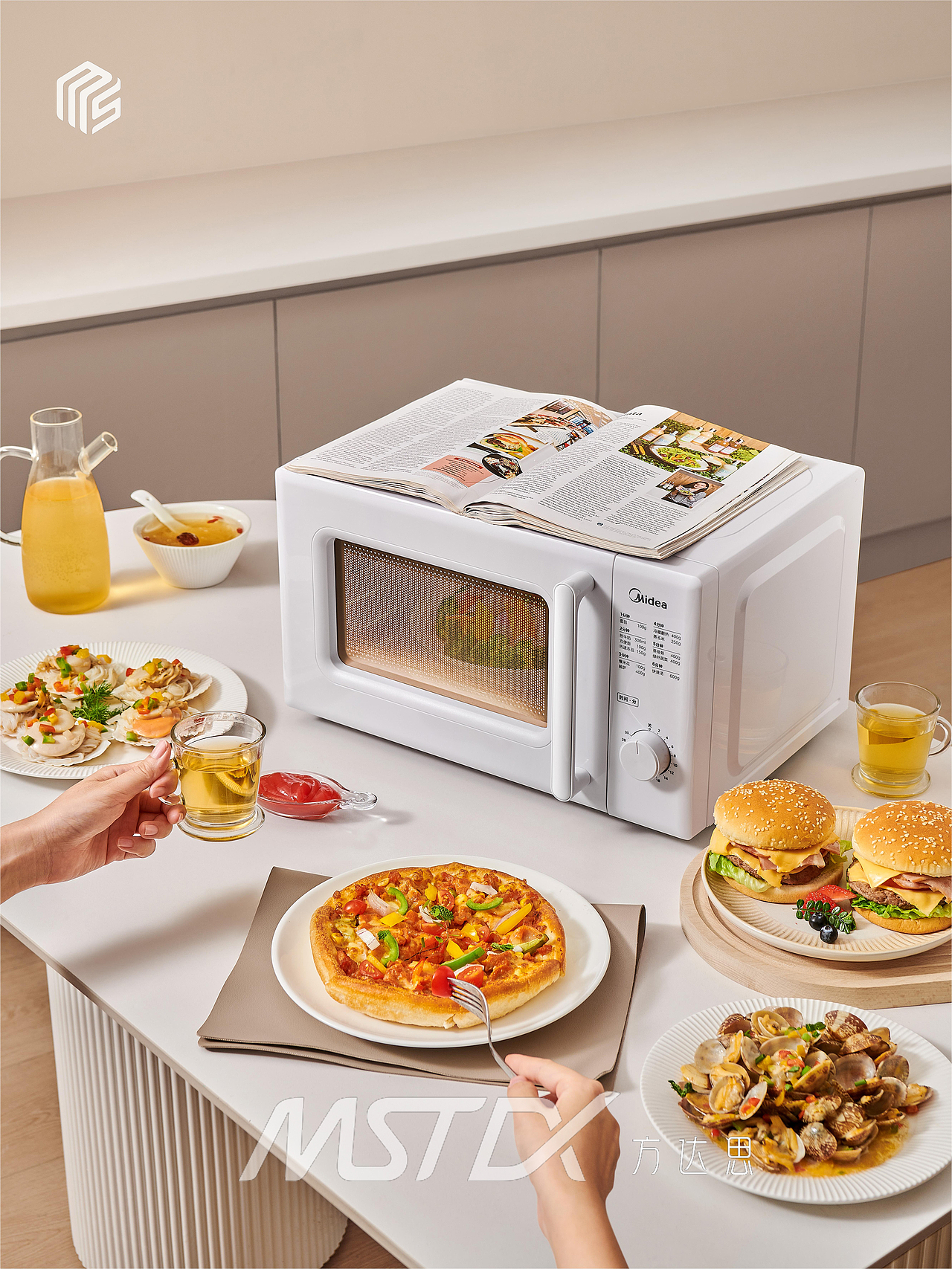 产品拍摄丨Midea 美的微波炉