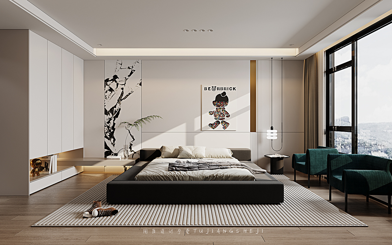 现代大平层，与木为邻，四季自然流淌