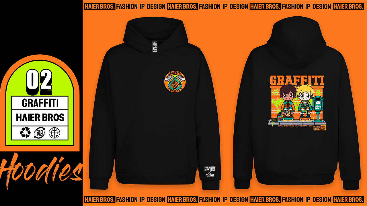 海尔兄弟T-Artcon潮流形象（图ZMzI4MjAxNDc2） - 商业插画 - 站酷设计师万鱼鱼原创素材 - 站酷ZCOOL