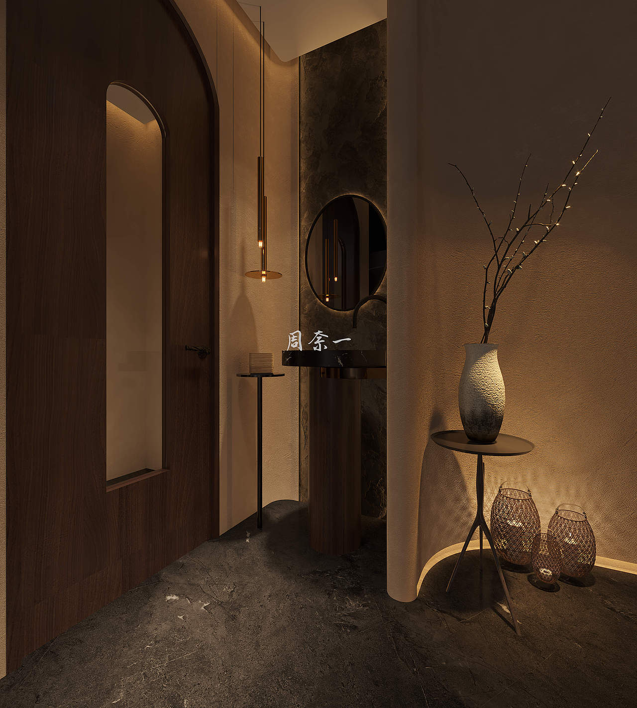 养身馆设计 | 暗色系诧寂风（图ZMjk4NzQ0MjI0） - 商业空间设计 - 站酷设计师周奈一原创素材 - 站酷ZCOOL