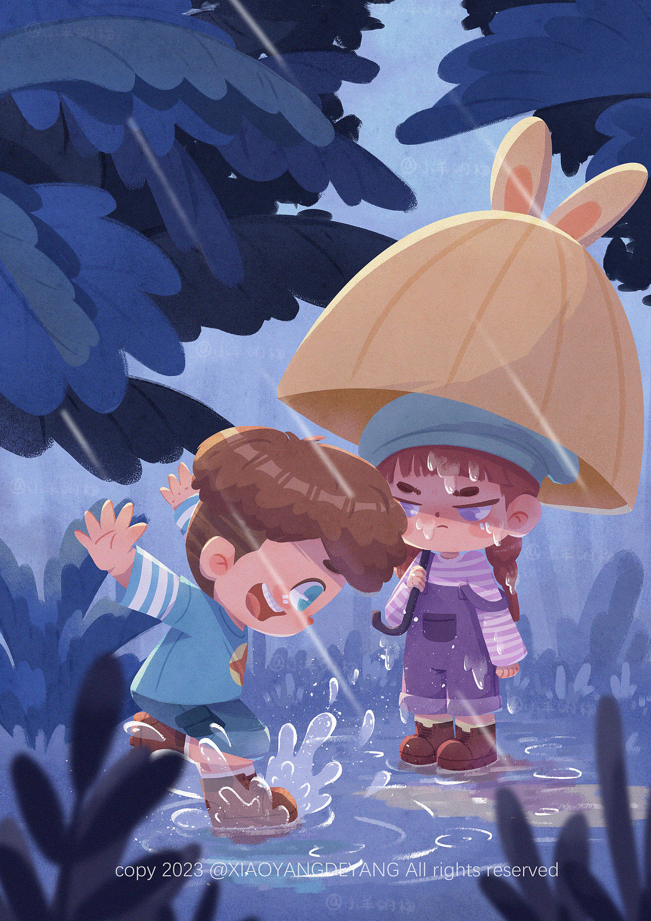 2023插画总结（图ZMzYwMTM5NDA4） - 儿童插画 - 站酷设计师小羊的杨原创素材 - 站酷ZCOOL