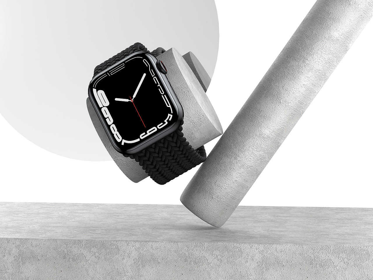 【C4D- Apple Watch Series 7】Render（图ZMjk4MTMxMjQw） - 产品 - 站酷设计师月京舞梨原创素材 - 站酷ZCOOL
