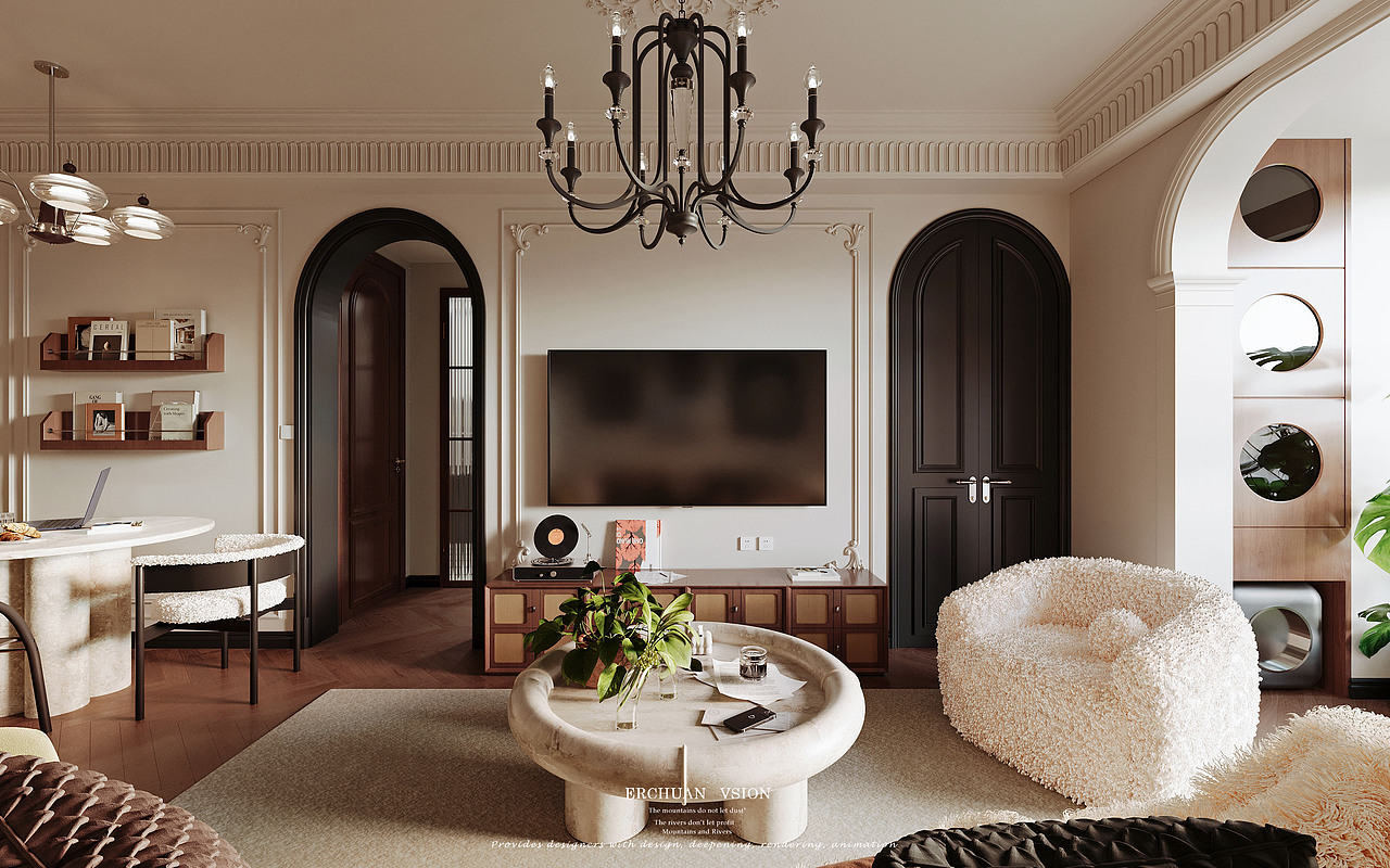 而川视觉丨现代中古法式