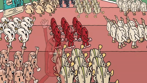 京东6.18超级大牌品牌日二维动画