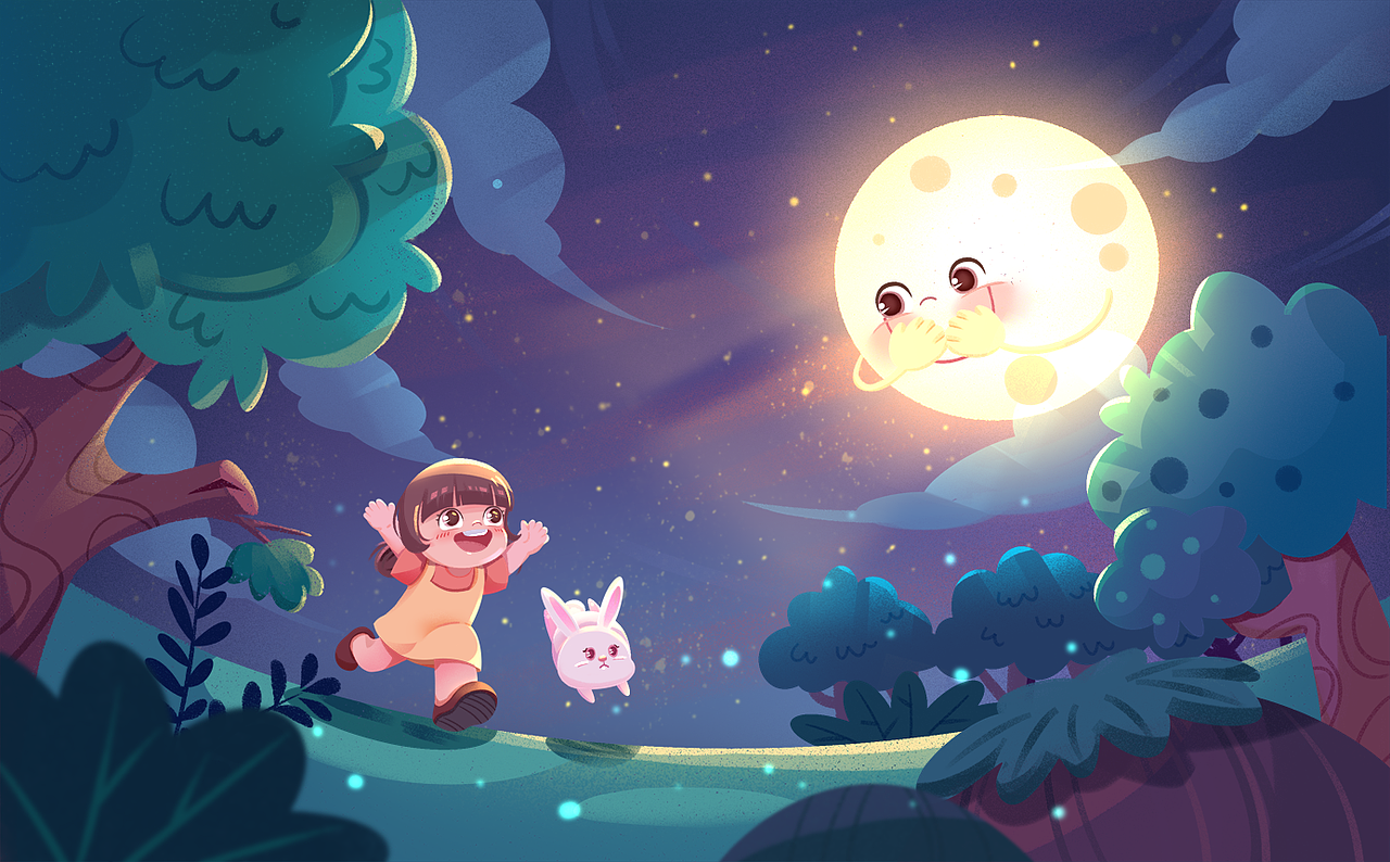 【原创绘本】中秋节（图ZMzUyODk5ODAw） - 绘本 - 站酷设计师佐佐太慢原创素材 - 站酷ZCOOL