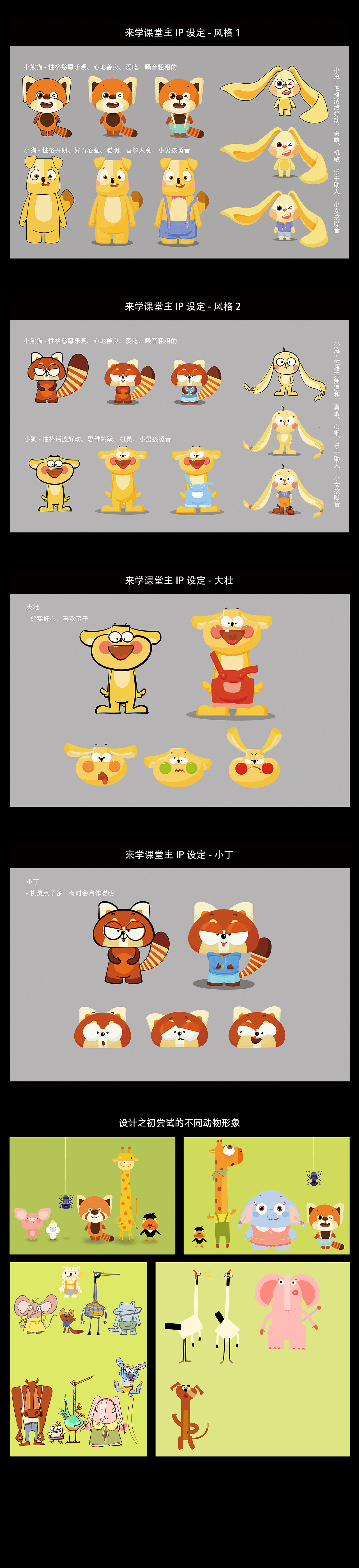 教学动画的人物设定及风格尝试
