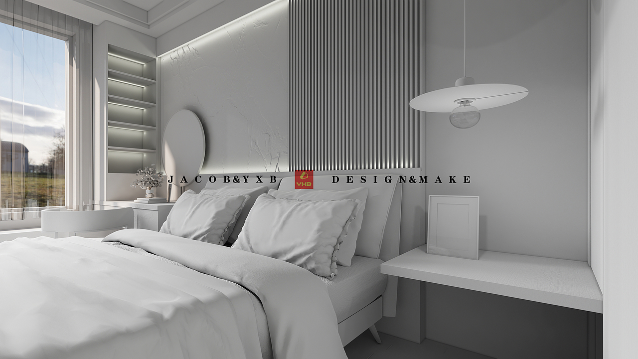 简约小房间（图ZMzA5ODI5MTAw） - 家装设计 - 站酷设计师JACOB雪饼原创素材 - 站酷ZCOOL