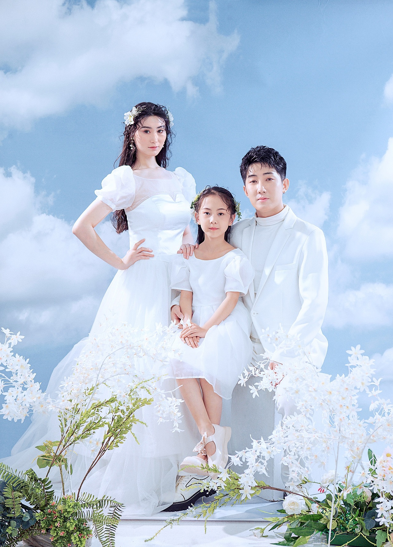 夏季新款礼服亲子