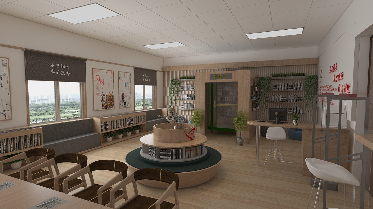 武警中队图书阅览室