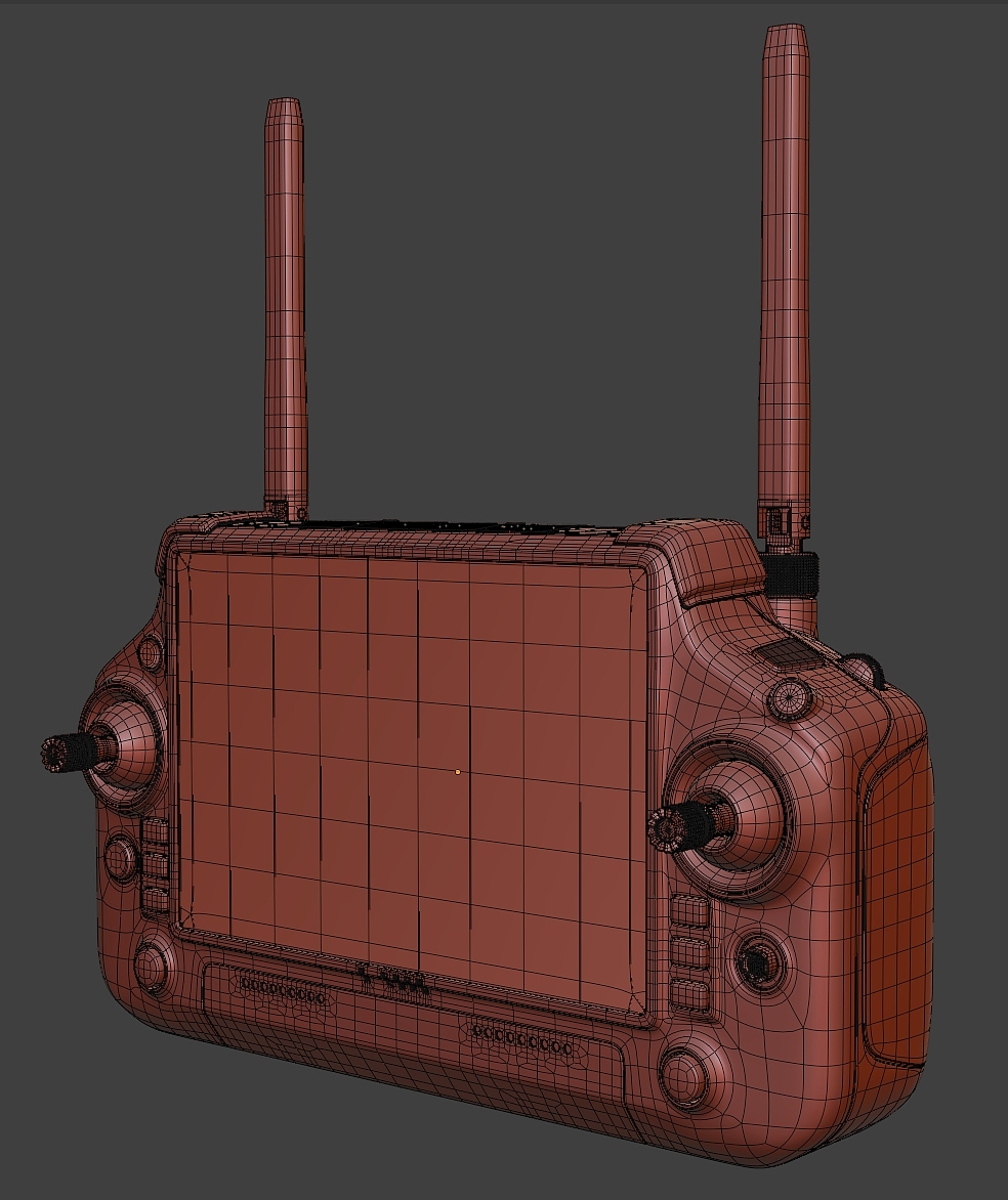 多边形建模 DJI RC Plus手柄 &大疆停机坪（图ZMzYxNTcxODA4） - 产品 - 站酷设计师文山_CGI原创素材 - 站酷ZCOOL