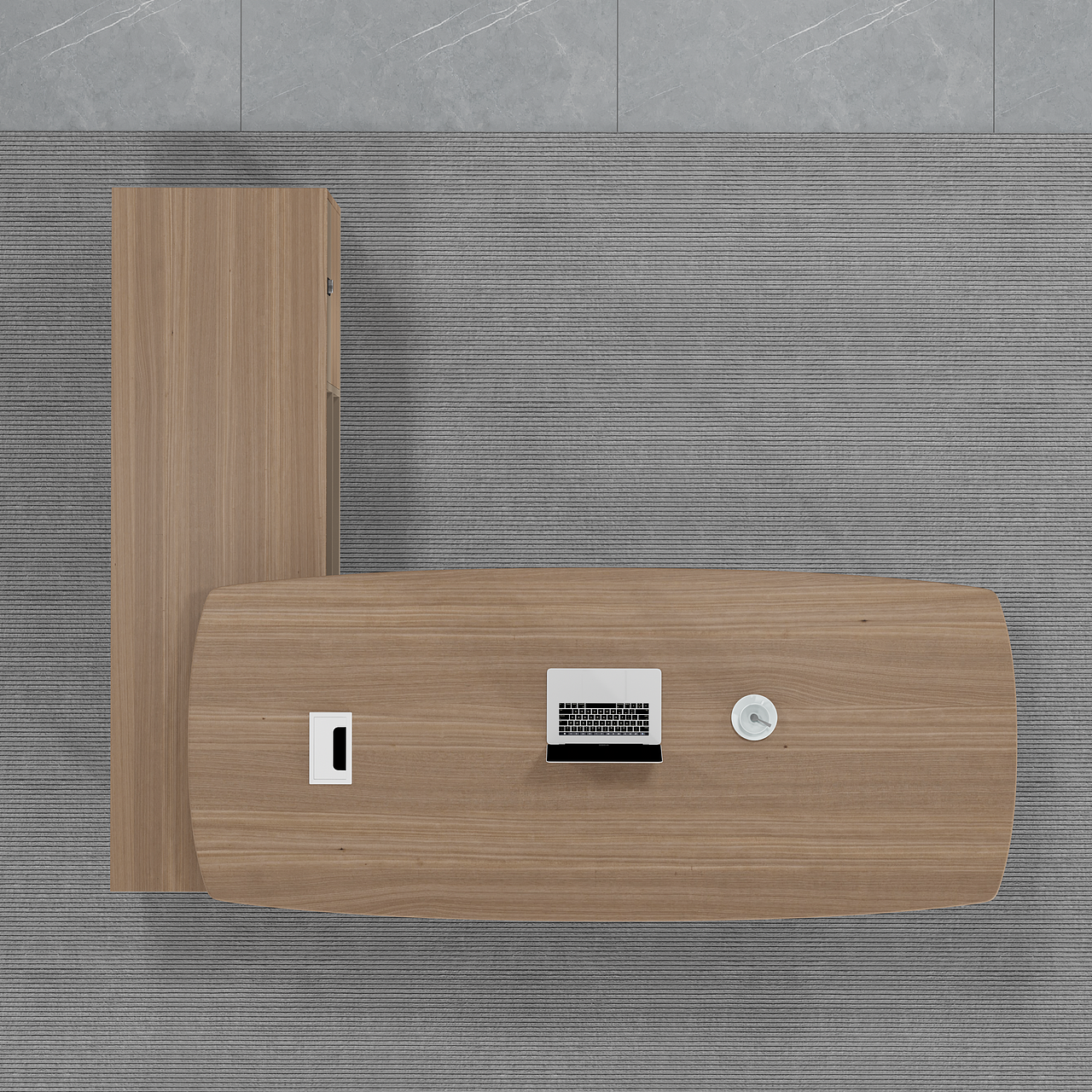 班台老板桌办公桌效果图设计