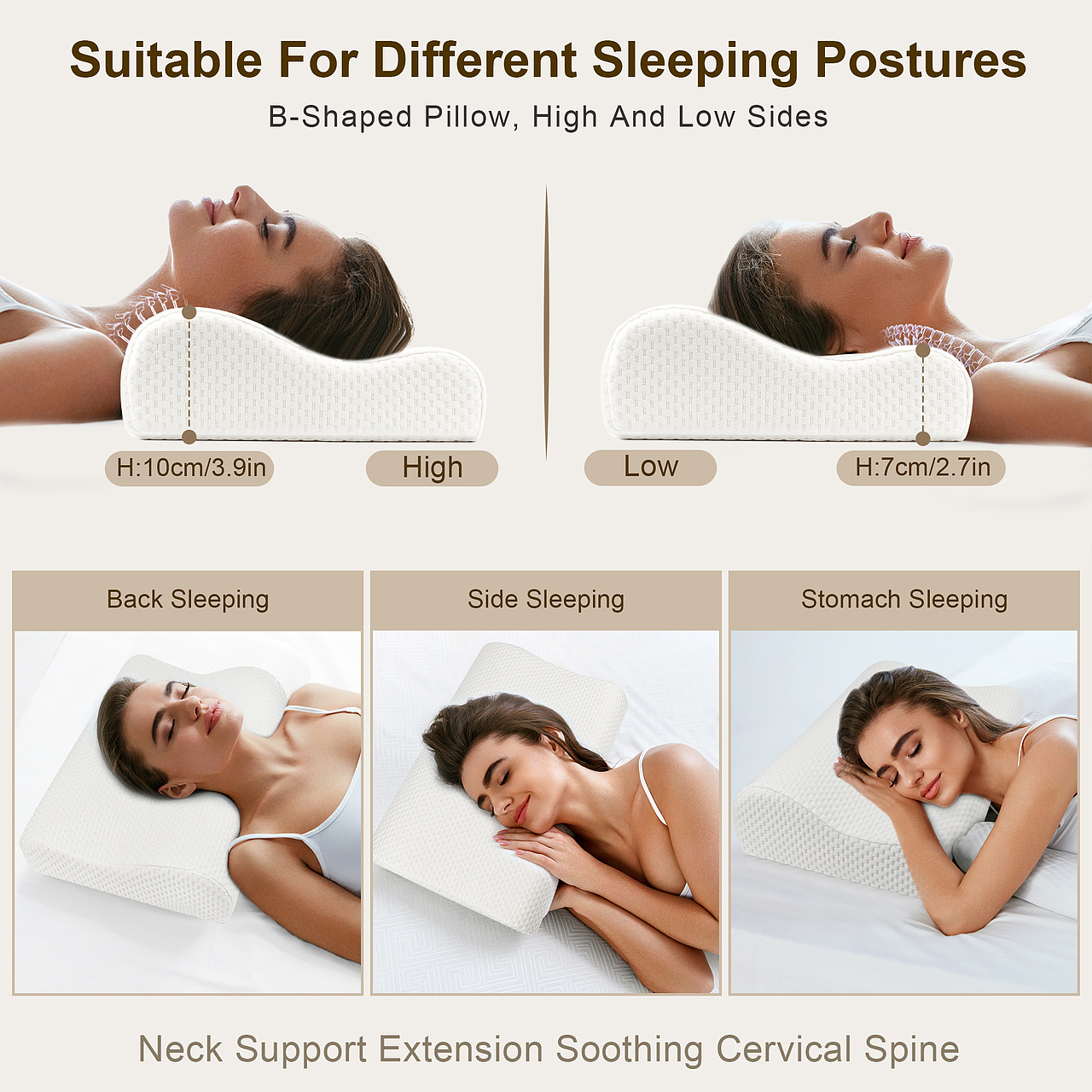 独立站图片设计-记忆棉枕头