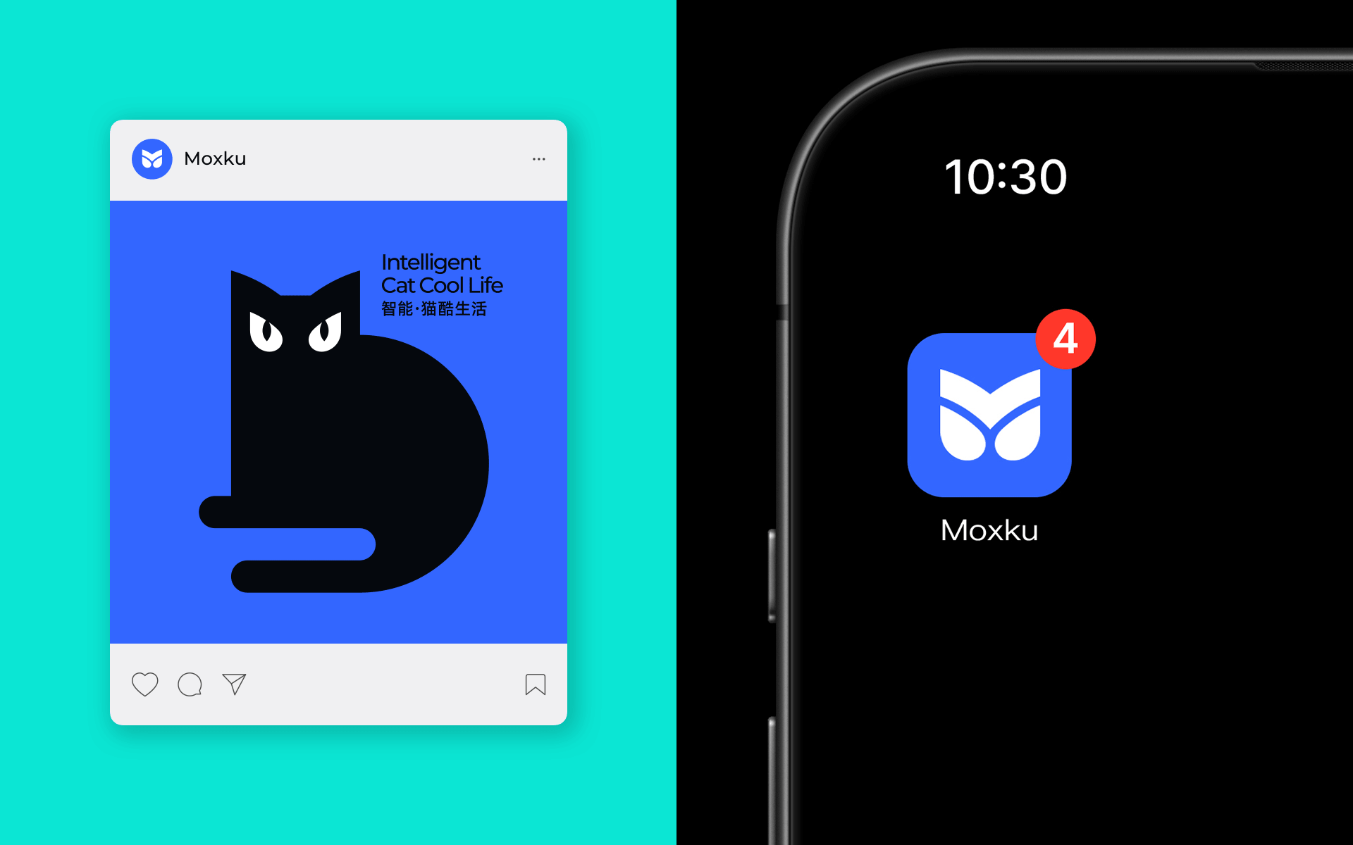 MOXKU 猫小酷 | 品牌VIS设计（图ZMzY5MjAyNzgw） - 品牌 - 站酷设计师品视达品牌设计原创素材 - 站酷ZCOOL