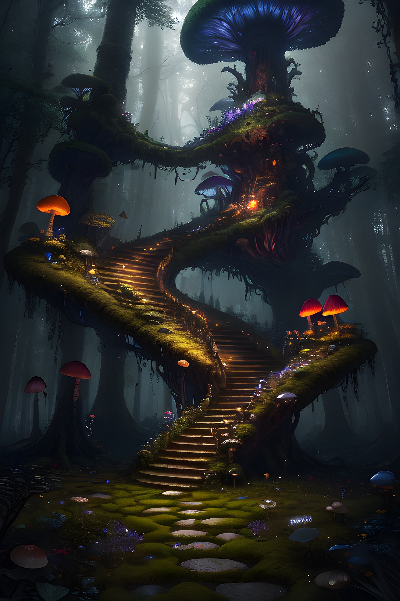 梦幻蘑菇屋系列（图ZMzM5NTI4ODE2） - 概念设定 - 站酷设计师XYmoon4原创素材 - 站酷ZCOOL