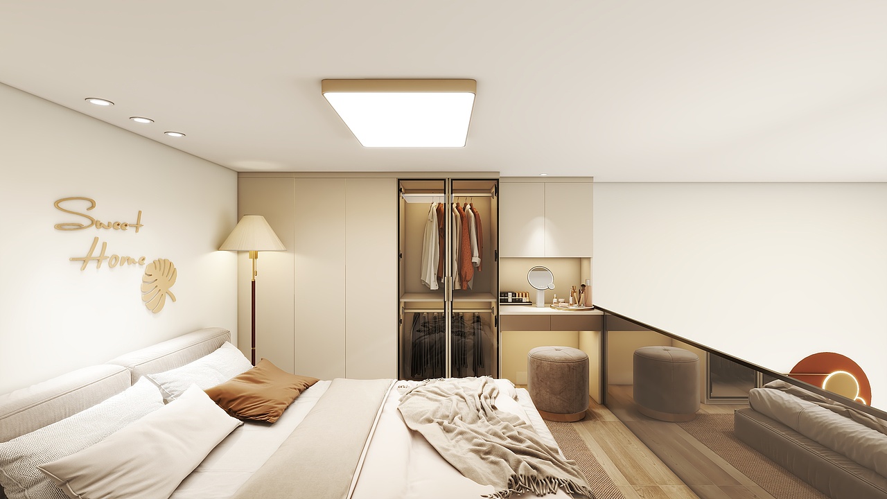 LOFT跃层公寓——简单的暖色系之家