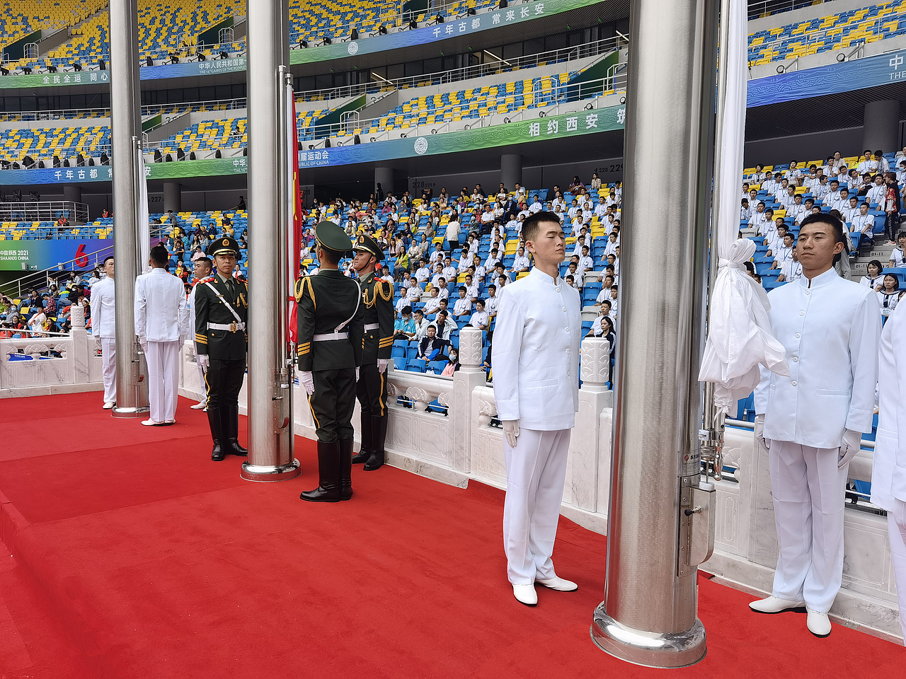 十四届全运会旗杆项目效果图