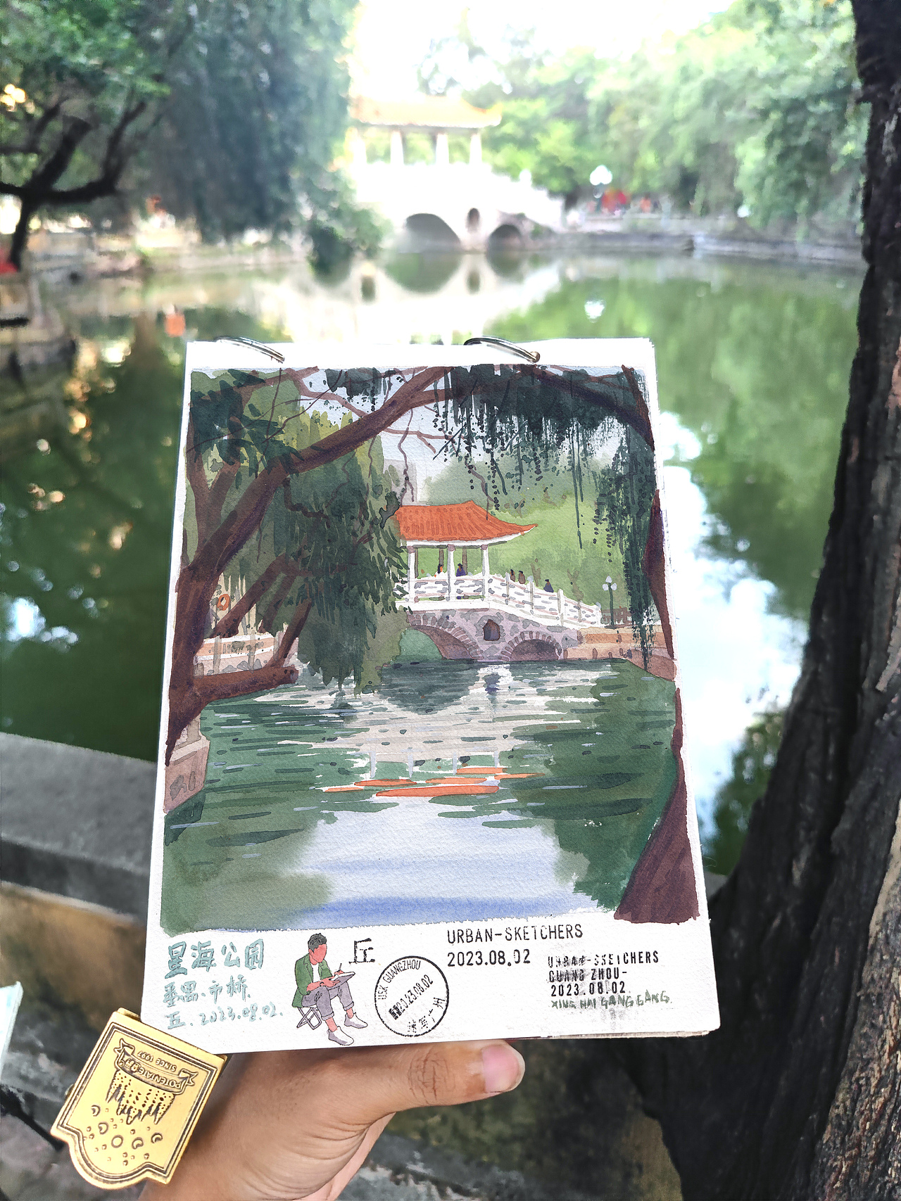 『画本系列』-我的第42本画本-城市速写系列作品