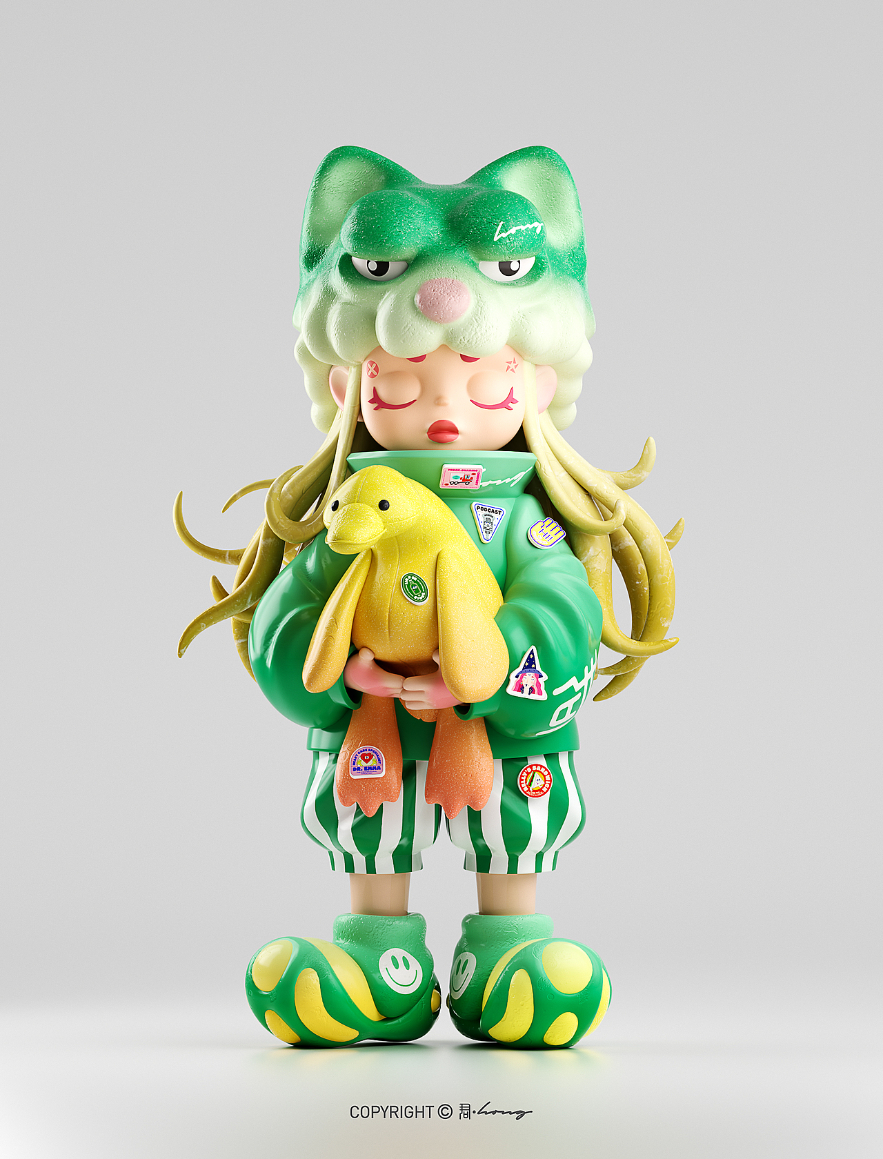 2023潮玩IP形象建模设计练习册（图ZMzU5NjAxMjAw） - 其他三维 - 站酷设计师宏君原创素材 - 站酷ZCOOL