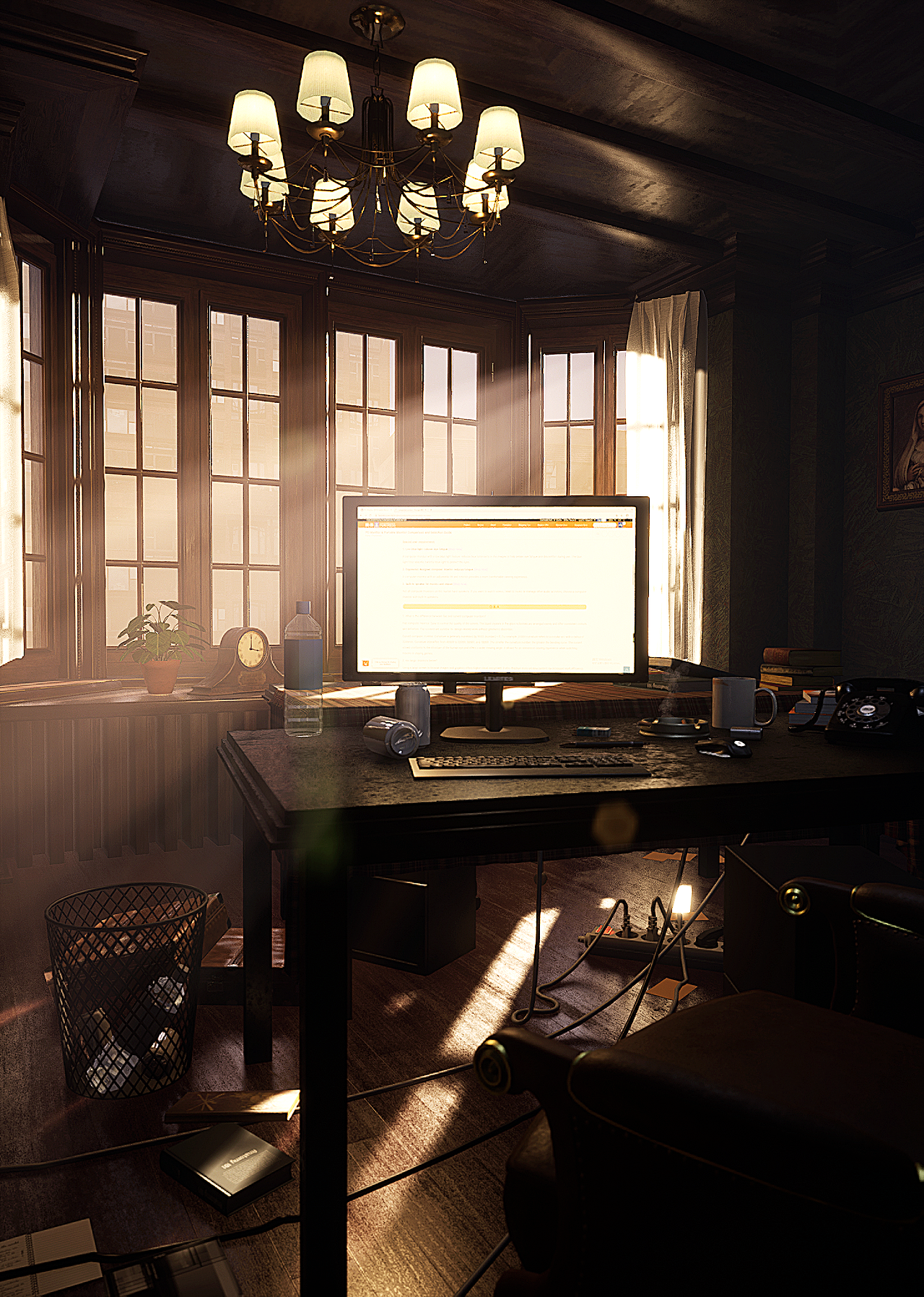 UE5写实室内场景练习【米勒的午后】（图ZMzQyNTk1NDgw） - 场景 - 站酷设计师bestyo原创素材 - 站酷ZCOOL