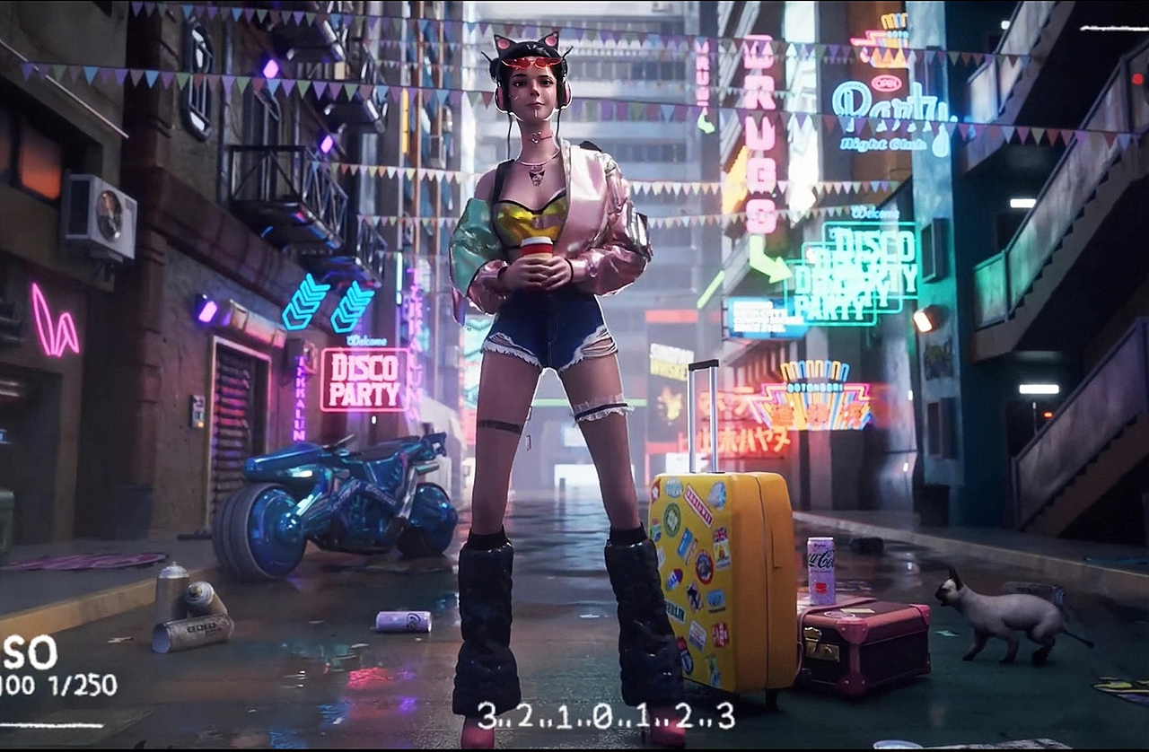 Cyberpunk—三维赛博少女风格系列（图ZMzU2MzE3NzE2） - 场景 - 站酷设计师ZE_JASON原创素材 - 站酷ZCOOL