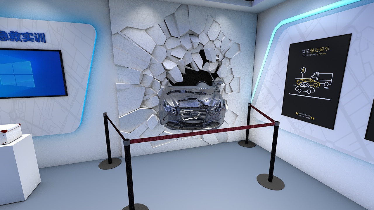 [自学练习]综合技能提升之交通安全展厅（图ZMzE0MDM2OTUy） - 场景 - 站酷设计师末将设计原创素材 - 站酷ZCOOL