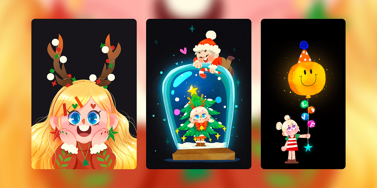 圣诞必须画多多呀,最爱的节日嘛,虽然今年在羊羊羊中度过了,些许的失望吧……