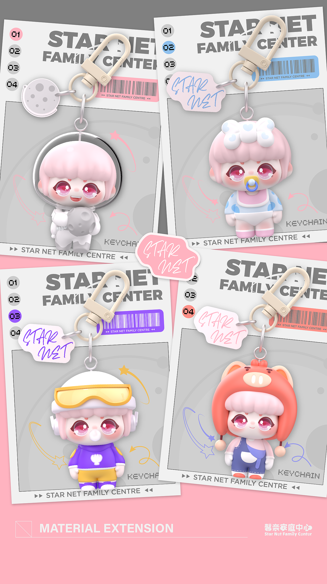 艺想创设 ╳ 馨奈家庭中心-儿童乐园IP形象设计（图ZMzY0MTg0ODI4） - IP形象 - 站酷设计师艺想创设AICD原创素材 - 站酷ZCOOL