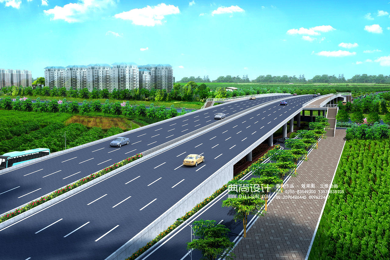 桥梁设计效果图 3