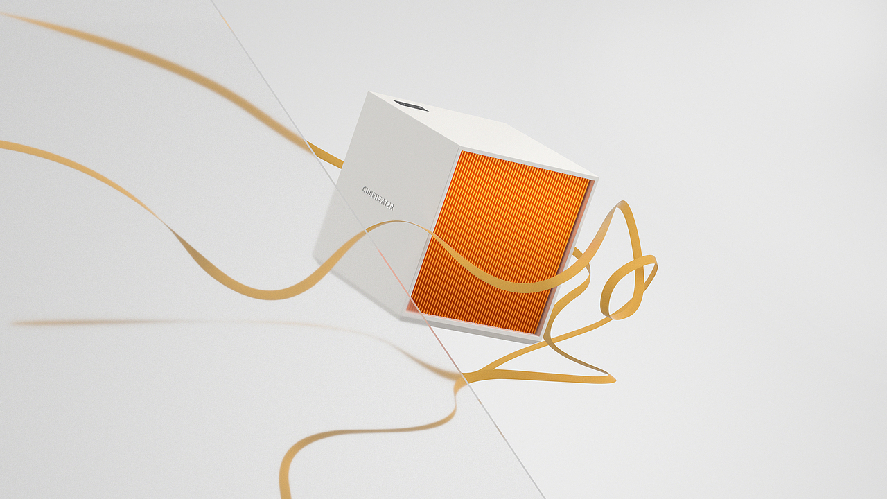 【产品渲染】-Cube Heater立方体加热器